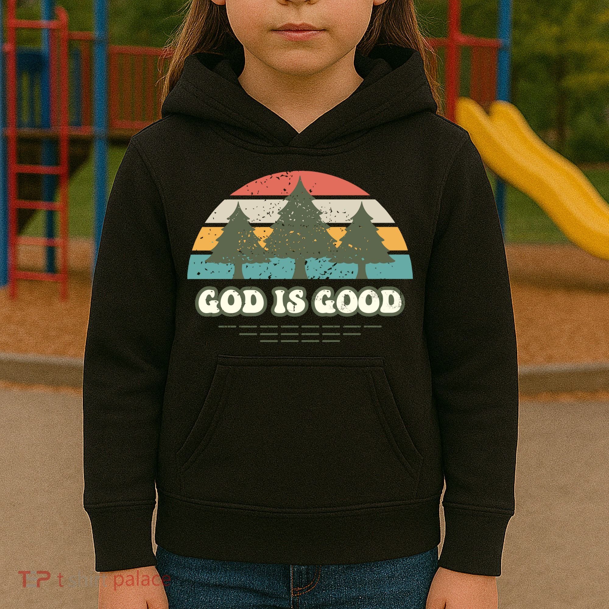 God Is Good Kids Hoodie