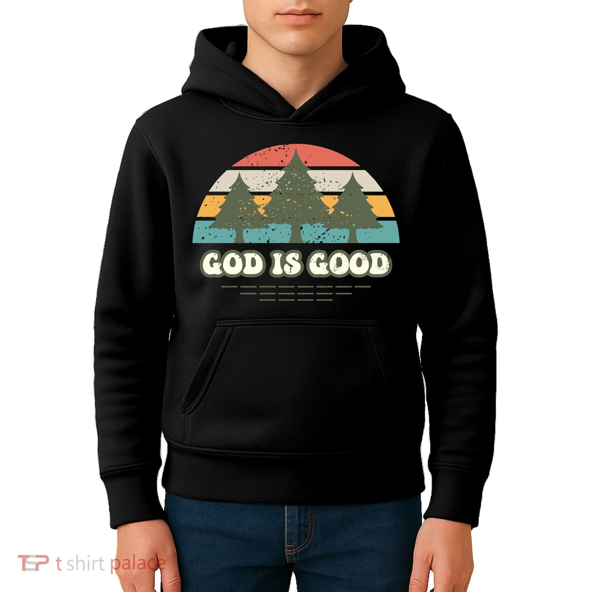 God Is Good Kids Hoodie