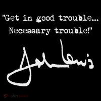 Get In Good Necessary Trouble John Lewis Baby Bodysuit thumb 2