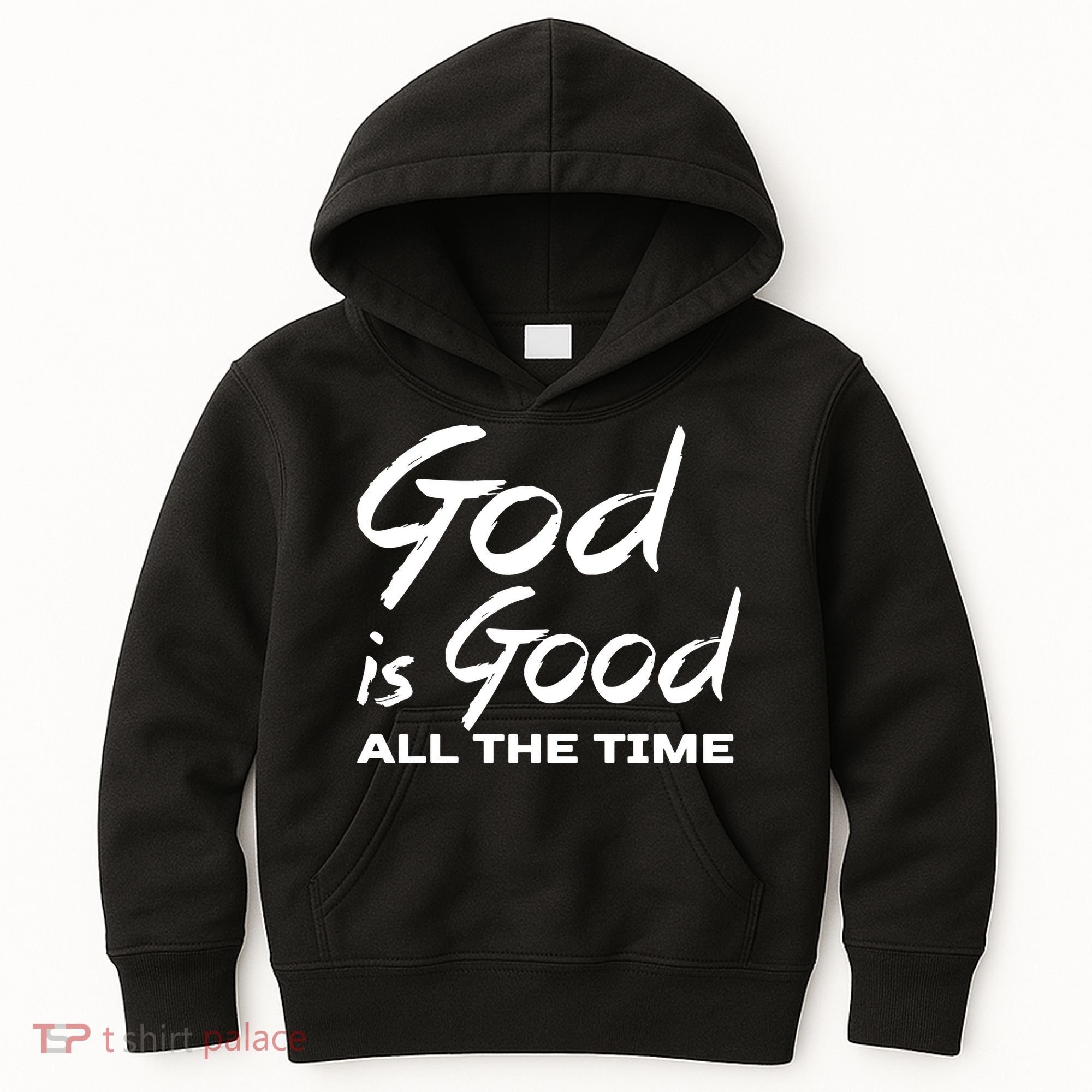 God Is Good All The Time Funny Christian Kids Hoodie