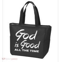 God Is Good All The Time Funny Christian Tote Bag thumb 3
