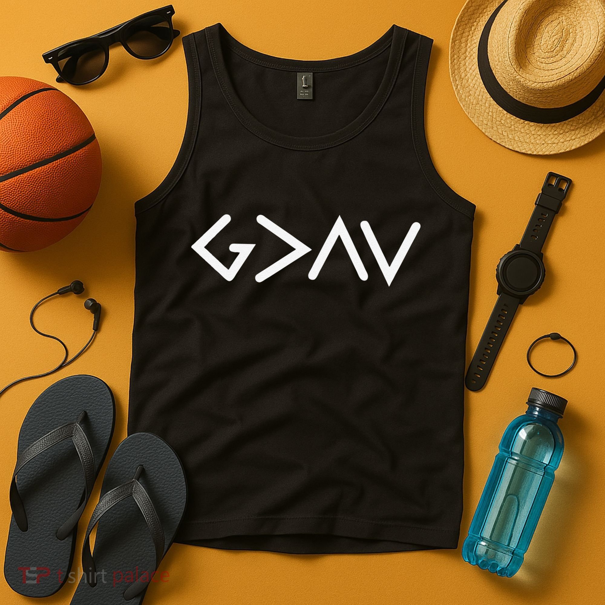 God Is Greater Than HIghs And Lows Disciple And Christian Tank Top
