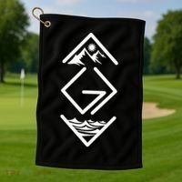 God Is Greater Than The Highs And Lows; Ups And Downs Golf Towel thumb 1