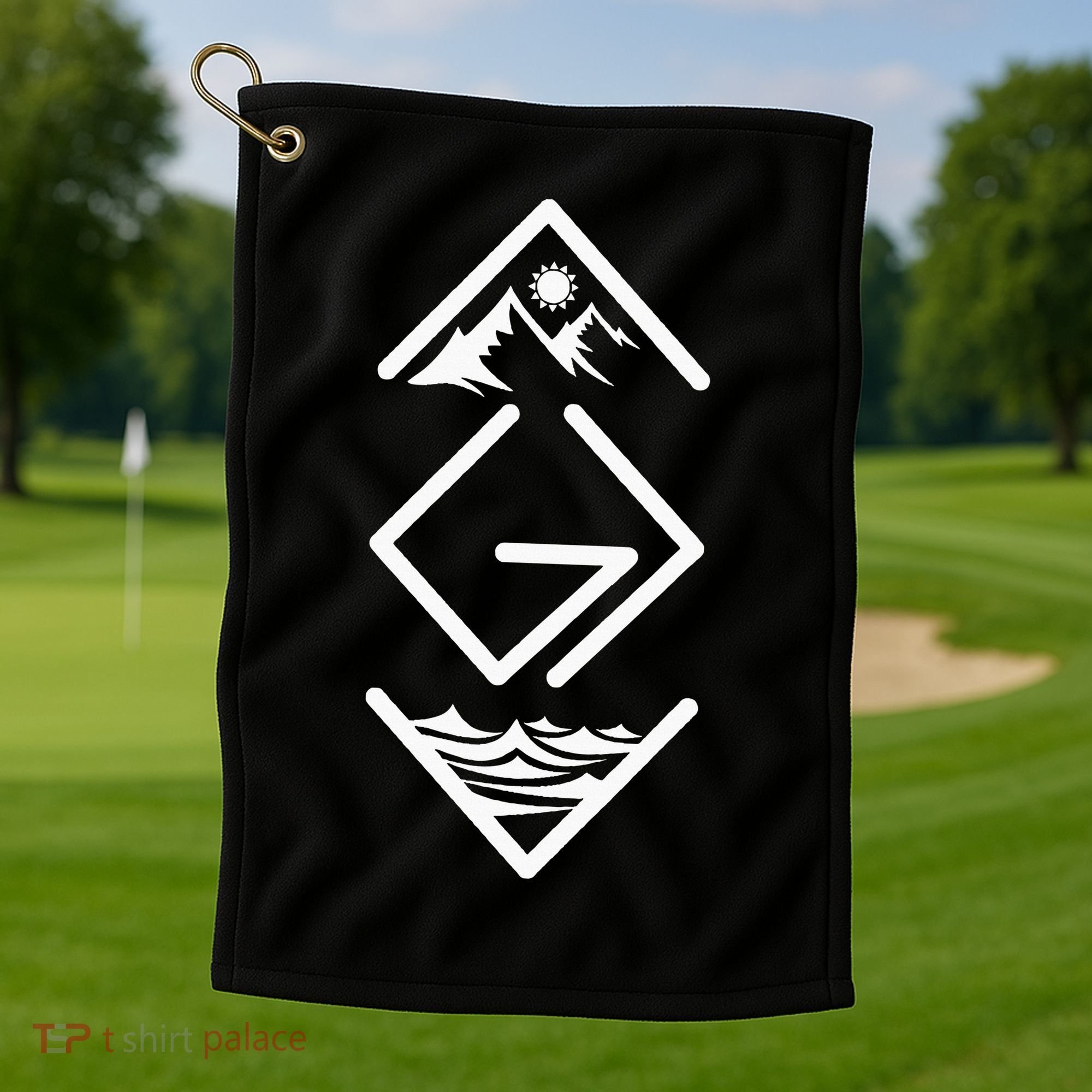 God Is Greater Than The Highs And Lows; Ups And Downs Golf Towel