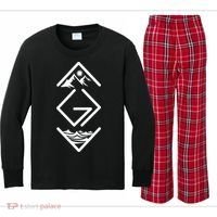 God Is Greater Than The Highs And Lows; Ups And Downs Kids Long Sleeve Plaid Pajama Set thumb 0