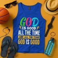 God Is Good All The Time Jesus Christ Christian Gift Tank Top thumb 4