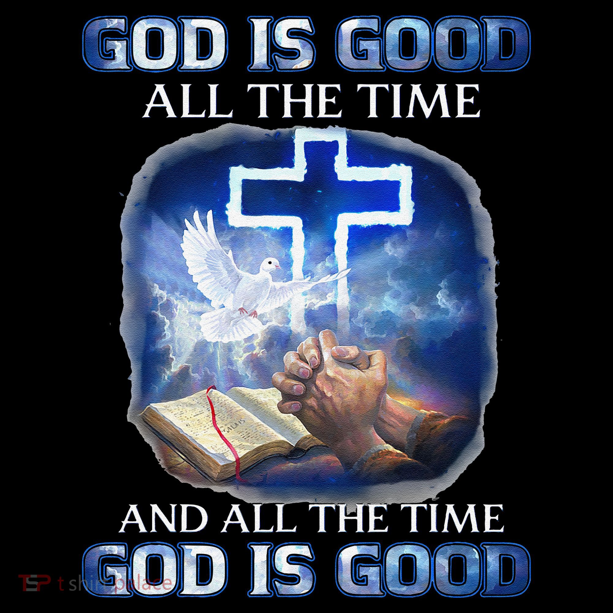 God Is Good All The Time Christian Cross Jesus Quote Coffee Mug