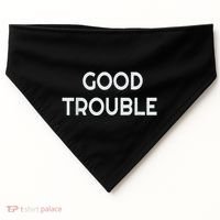Get In Good Necessary Trouble USA-Made Doggie Bandana thumb 0