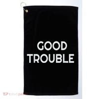 Get In Good Necessary Trouble Golf Towel thumb 0
