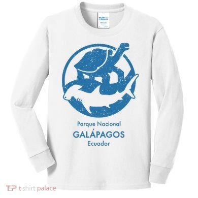 Galapagos Island Kids Long Sleeve Shirt