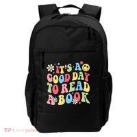 Groovy It's Good Day To Read Book Library Reading Lover Backpack thumb 0