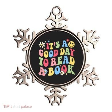 Groovy It's Good Day To Read Book Library Reading Lover Ornament