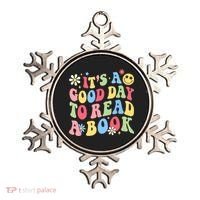 Groovy It's Good Day To Read Book Library Reading Lover Ornament thumb 0