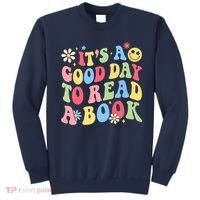 Groovy It's Good Day To Read Book Library Reading Lover Sweatshirt thumb 0