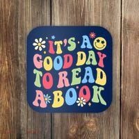 Groovy It's Good Day To Read Book Library Reading Lover Coaster thumb 0