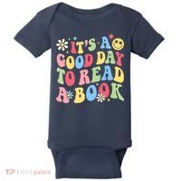 Groovy It's Good Day To Read Book Library Reading Lover Baby Bodysuit thumb 0