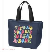 Groovy It's Good Day To Read Book Library Reading Lover Tote Bag thumb 3