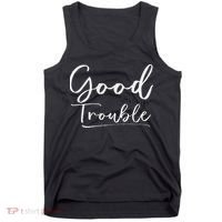 Get In Good Necessary Trouble For Social Justice Tank Top thumb 0