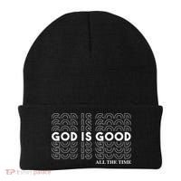 God Is Good All The Time Christian Worship Preachers Beanie thumb 0