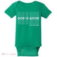 God Is Good All The Time Christian Worship Preachers Baby Bodysuit thumb 0
