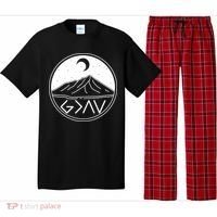 God Is Greater Than High And Lows Mountain Camping Pajama Set thumb 0