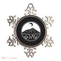 God Is Greater Than High And Lows Mountain Camping Ornament thumb 0