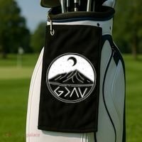 God Is Greater Than High And Lows Mountain Camping Golf Towel thumb 2