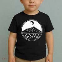 God Is Greater Than High And Lows Mountain Camping Toddler T-Shirt thumb 2