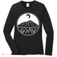 God Is Greater Than High And Lows Mountain Camping Women's Long Sleeve Shirt thumb 0