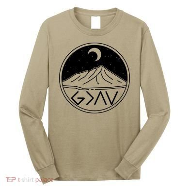 God Is Greater Than High And Lows Mountain Camping Long Sleeve Shirt