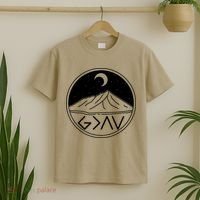God Is Greater Than High And Lows Mountain Camping T-Shirt thumb 2