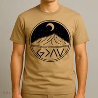 God Is Greater Than High And Lows Mountain Camping T-Shirt thumb 3