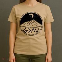 God Is Greater Than High And Lows Mountain Camping T-Shirt thumb 4