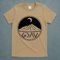 God Is Greater Than High And Lows Mountain Camping T-Shirt thumb 5