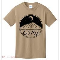 God Is Greater Than High And Lows Mountain Camping Kids T-Shirt thumb 0