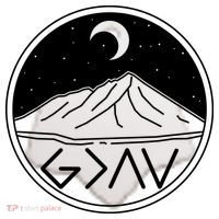 God Is Greater Than High And Lows Mountain Camping Ceramic Ornament thumb 2