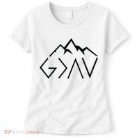 God Is Greater Than The Highs And Lows Minimalist Mountains Women's T-Shirt thumb 0