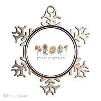 Grow In Grace Wildflower Boho Christian Scripture Religious Ornament thumb 0