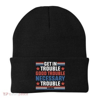 Get In Good Necessary Trouble John Lewis Protest Beanie