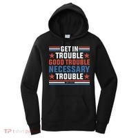 Get In Good Necessary Trouble John Lewis Protest Women's Hoodie thumb 0
