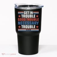 Get In Good Necessary Trouble John Lewis Protest Tumbler thumb 0