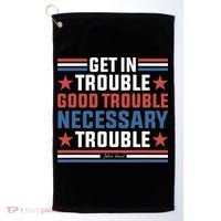 Get In Good Necessary Trouble John Lewis Protest Golf Towel thumb 0