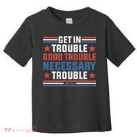 Get In Good Necessary Trouble John Lewis Protest Toddler T-Shirt thumb 0