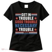 Get In Good Necessary Trouble John Lewis Protest Women's T-Shirt thumb 0