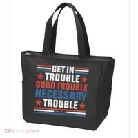 Get In Good Necessary Trouble John Lewis Protest Tote Bag thumb 3