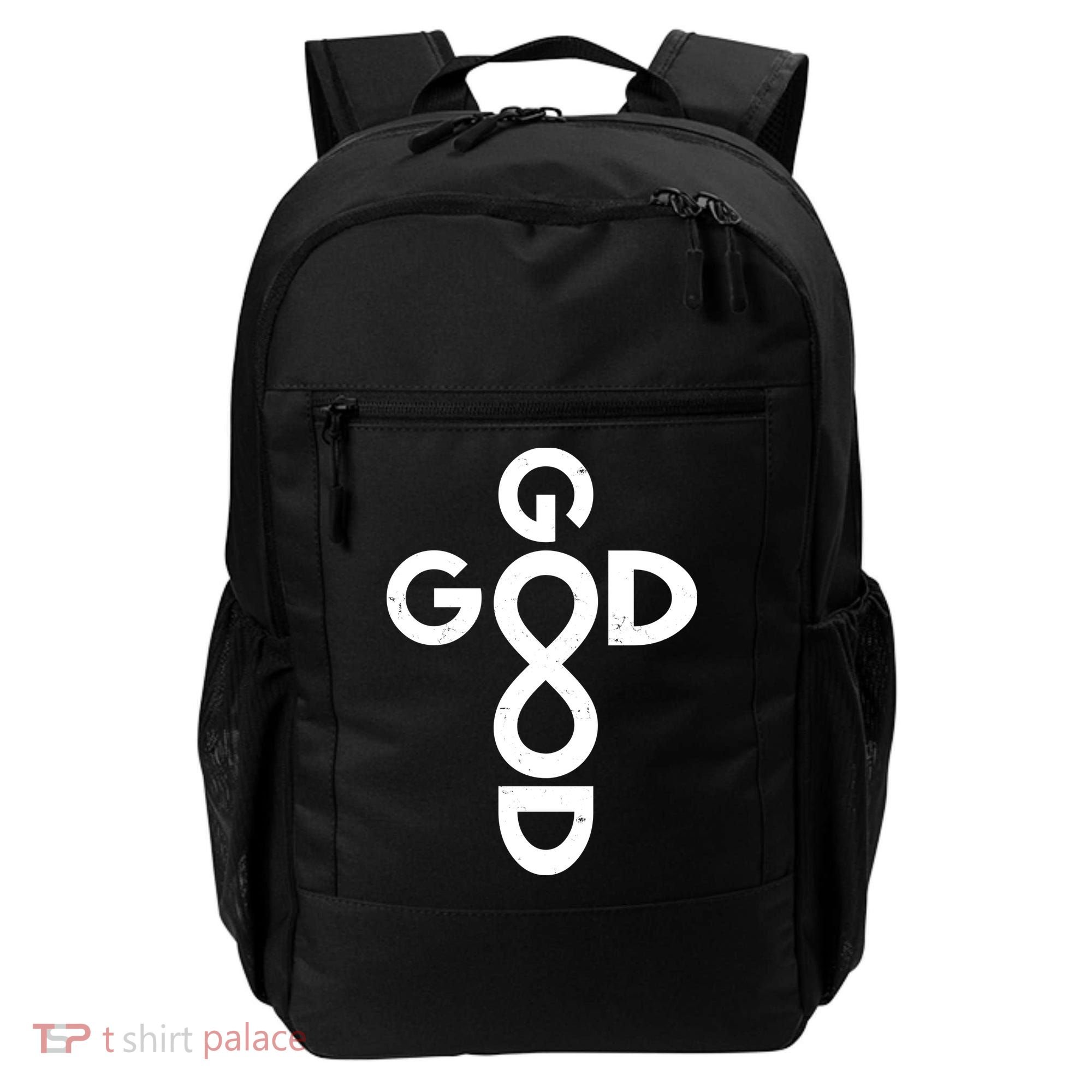 Good Is Good Cross Jesus Logo Backpack