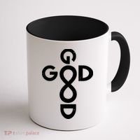 Good Is Good Cross Jesus Logo Coffee Mug thumb 1