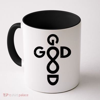 Good Is Good Cross Jesus Logo Coffee Mug
