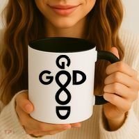 Good Is Good Cross Jesus Logo Coffee Mug thumb 3