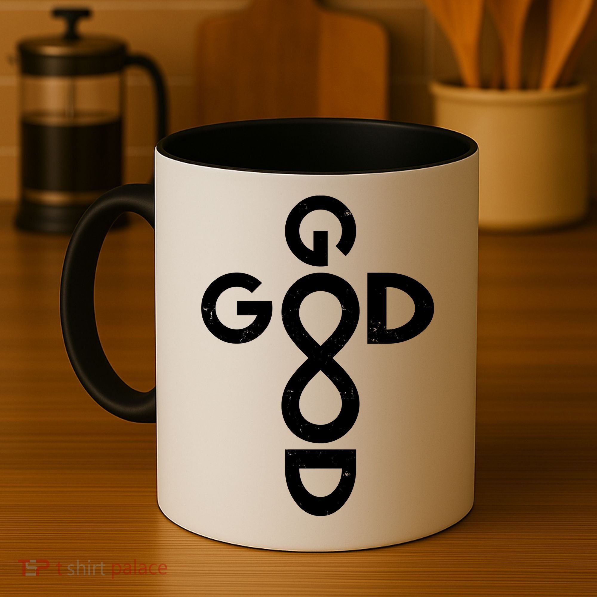 Good Is Good Cross Jesus Logo Coffee Mug